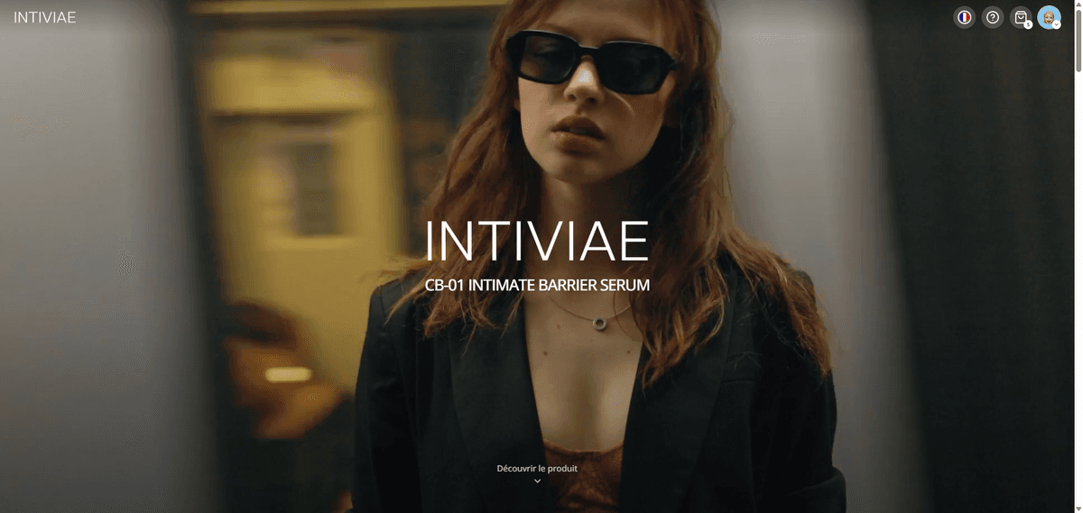 Intiviae — E-commerce pour produits féminins
